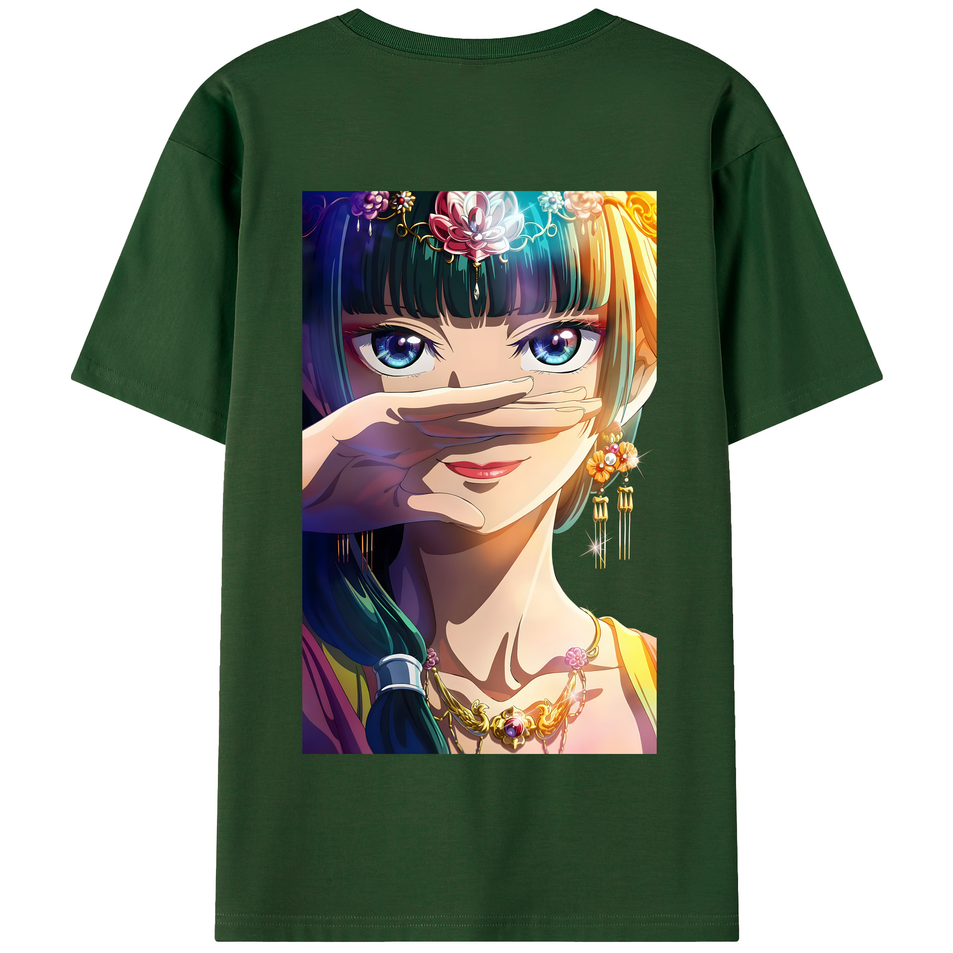 （画像用） 薬屋のひとりごと The Apothecary Diaries 綿100％半袖Tシャツ（背面プリント）